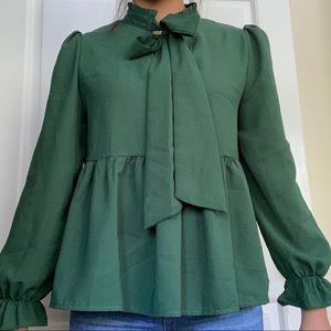 Emerald Green Blouse